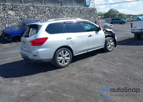2018 Nissan Pathfinder Sl из США, поврежденный, VIN 5N1DR2MM6JC637969